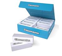 Classmaster PE20 Pencil Erasers - Large, PVC-Free, Phthalates-Free - White, (Pack of 20)