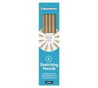 Classmaster SKP6A Pencils, B to 6B - Ideal for Art, Sketching, Drawing, and Shading (Pack of 6)