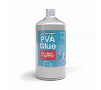 Classmaster White Washable Red Label PVA Glue 1L Bottle Screw Cap