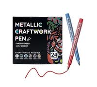 Classroom Art Markers Set Creative Acrylic Smudges Proof Inks with Carry Case for Professional Artists Educators Acrylic Set