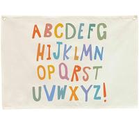 Classroom Banner Wall Decor-Teacher Gift-Boho Hanging Banner Pennant Poster Flags-for Teen Boy Girl Classroom Office Reading Room Psychotherapy Room-Christmas-Alphabet ABC-28.5x20 Inches