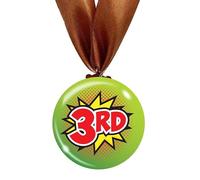 Classroom Capers 10 x 3RD SUPERHERO Sports Day Award/Competition Winner Value Medals