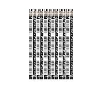 Classroom Capers 12 x Keyboard Notes, Music Design HB Pencils with Erasers. Perfect as a Music Class Gift/Reward