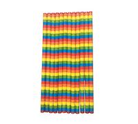 Classroom Capers 12 x Rainbow Stripes HB Pencils. Great Party Bag Filler/Class Gift or Reward