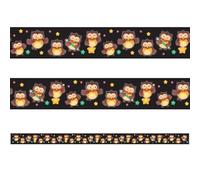 Classroom Capers Owl Classroom Display Borders/Trimmers. Packs of 12 metres.