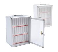 Classroom Cell Phone Storage Locker, 72-Slot Lockable Phone Locker Box, Wall-Mounted & Portable Storage Solution for Schools & Factories