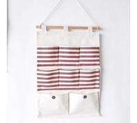 Classroom Cell Phone Storage, Over the Door Hanging Calculator Holder Organizer 8 Pockets, Natural Cotton and Linen Fabric is Breathable and Comfortable, Suitable for Classrooms