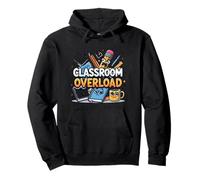 Classroom Chaos Academic Humor Design Pullover Hoodie
