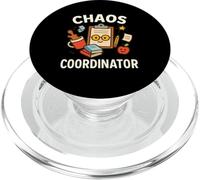 Classroom Chaos Coordinator Funny Teaching Design PopSockets PopGrip for MagSafe