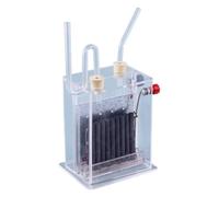 Classroom Chemistry Demonstration Electrolysis Device for Lab Lessons, Transparent Reaction Chamber Electrolysis Demonstration Apparatus Chemistry Lab Device