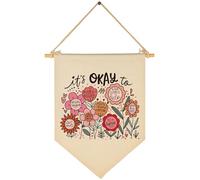 Classroom Decor-Teacher Gift-Classroom Nursery Reading Room Bedroom Door Decoration-Birthday Christmas Gift for Boy Girl Kid-Canvas Hanging Flag Banner Pennant Wall Sign Decor-It's Okay to Not Know