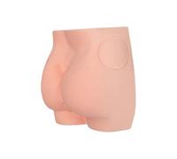 Classroom Demo Trainer Gluteal Silicone Model with Positioning Graphics, Detachable Pad, Water Practice, Skills Workshop Use, 24 X 21 Cm Gluteal Simulator Model Nursing Class Demo Practice Pad