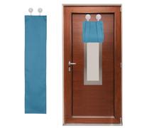 Classroom Door Blinds No Drill Blackout Small Tie Up Shades with 2 Hooks