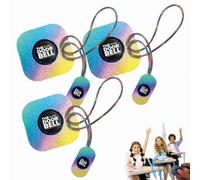 Classroom Doorbell for Teachers, The Doorbell - Sparkly Rainbow Teacher's Remote, Wireless Classroom Doorbells with Lanyard, 38 Ringtones 4 Volume Levels for Home, Kid Room, Office (3pcs)