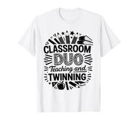 Classroom Duo Teaching and Twinning Teacher T-Shirt