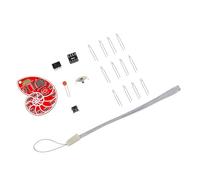 Classroom Electronics Experiment Set with PCB Board, LED Components and Lanyard for Circuit Practice Project Use Pcb Running Light Project Electronic Soldering Practice Set Led Circuit Learning Board