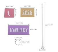 Classroom Flip Calendar 2026 to 2029 Date Cards