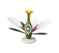 Classroom Flower Anatomy Display Model with Detachable Peach Blossom Sections, Enlarged Internal Structure, Stable Base for Botany Teaching, Study Table Use Flower Anatomy Model Peach Blossom Botany
