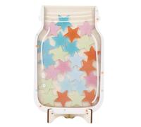 Classroom Jar Reward Star Dinosaur Bulletin Jar | Stars Incentive Jar, Good Behavior Jar, 25 Pieces Jar Reward System, Success Incentive Glass, Positive Behavior Chart for Children, Reward