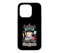 Classroom Mode Coffee First Lessons Case for iPhone 15 Pro