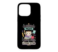 Classroom Mode Coffee First Lessons Case for iPhone 15 Pro Max