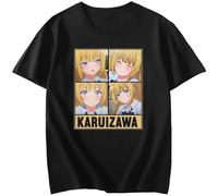 Classroom of The Elite T Shirts Cartoon Karuizawa Graphic 100% Cotton Mens Harajuku Tee Tops Black 3XL