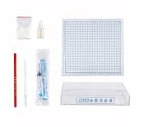 Classroom Oil Film Demonstration Set with Clear Observation Board, Physics Teaching Aid for Molecular Size Learning and Home Science Activities Hobby Learning Observation Practice School Lesson
