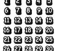 Classroom Pencil Labels, B