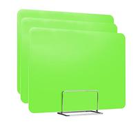 Classroom Privacy ScreensSet of 3 Large Lightweight Room Dividers for Students Study and Office SolutionsGreen 30x120cm Portable Partitions