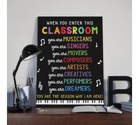 Classroom Rules Poster Art Print Class Motivational Behavior Expectations Inspirational Educational Rules Signs Wall Art Decor For Elementary Middle School Back to School Teacher Supplies (99)