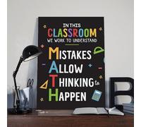 Classroom Rules Poster Art Print Class Motivational Behavior Expectations Inspirational Educational Rules Signs Wall Art Decor For Elementary Middle School Back to School Teacher Supplies (133)