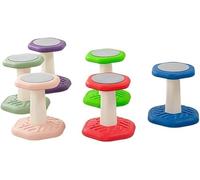 Classroom Wobble Stools for Flexible Seating, 6-Pack Sensory Chairs for Active Learning, Ages 3-12