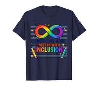 Classrooms Work Better with Inclusion Neurodiversity Teacher T-Shirt