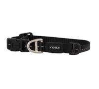CLASSSIC REFLECTIVE COLLAR Black Fully Adjustable High Strength Material Secure