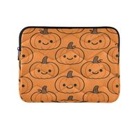 Classy 15 Inch 16 Inch Pumpkin Halloween Pattern Travel Laptop Bag Handbag