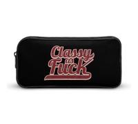 Classy As FCK Pencil Case Pen Box Stationery Bag Makeup Organizer Multifunctional Pouch Holder