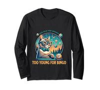 Classy Cat Bingo Shirt - Funny 50th Birthday Long Sleeve T-Shirt