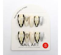 Classy Fake Nails DIY Manicure - Dashing, Waterproof, Smudge Proof, Chip Proof, No Dry Time, Durable & Flexible, Long Lasting, Quick & Easy