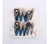 Classy Fake Nails DIY Manicure - Dashing, Waterproof, Smudge Proof, Chip Proof, No Dry Time, Durable & Flexible, Long Lasting, Quick & Easy