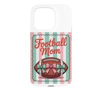 Classy FOOTBALL MOM Team Cheer Game Day Mother Dream Squad Case for iPhone 15 Pro