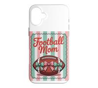 Classy FOOTBALL MOM Team Cheer Game Day Mother Dream Squad Case for iPhone 16 Plus