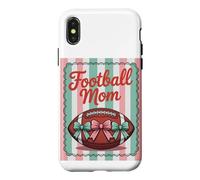 Classy FOOTBALL MOM Team Cheer Game Day Mother Dream Squad Case for iPhone X/XS