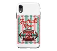 Classy FOOTBALL MOM Team Cheer Game Day Mother Dream Squad Case for iPhone XR