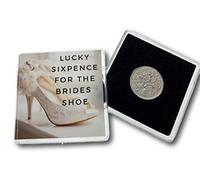 Classy Hen Lucky sixpence for the bride | personalised available | genuine lucky sixpence | Sixpence Tradition (Bride Non Personalised)