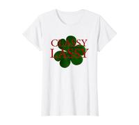 Classy LASSY with A Four Leaf Clover Good Luck Charms Value Graphic T-Shirt, Women, White, L