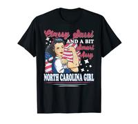 Classy Sassi And A Bit Smart Assi North Carolina Girl T-Shirt