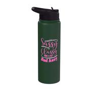 Classy Sassy and a bit Bad Assy Women Motivational Stainless Steel Insulated Water Bottle