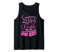Classy sassy and a bit bad assy women motivational Tank Top