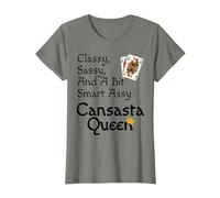 Classy Sassy And A Bit Smart Assy Canasta Queen Funny Cards T-Shirt
