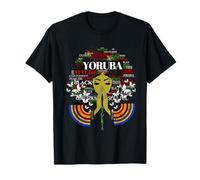Classy Womens African Head Wrap Black Pride - Yoruba Nigeria T-Shirt